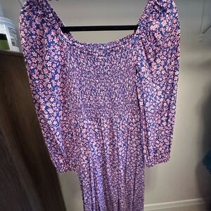 Floral Long Sleeve Dress